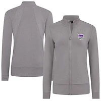 Women's Levelwear Gray Sacramento Kings Shine Full-Zip Jacket