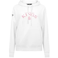 Women's Levelwear  White Sacramento Kings Mother's Day Adorn Arched Pullover Hoodie