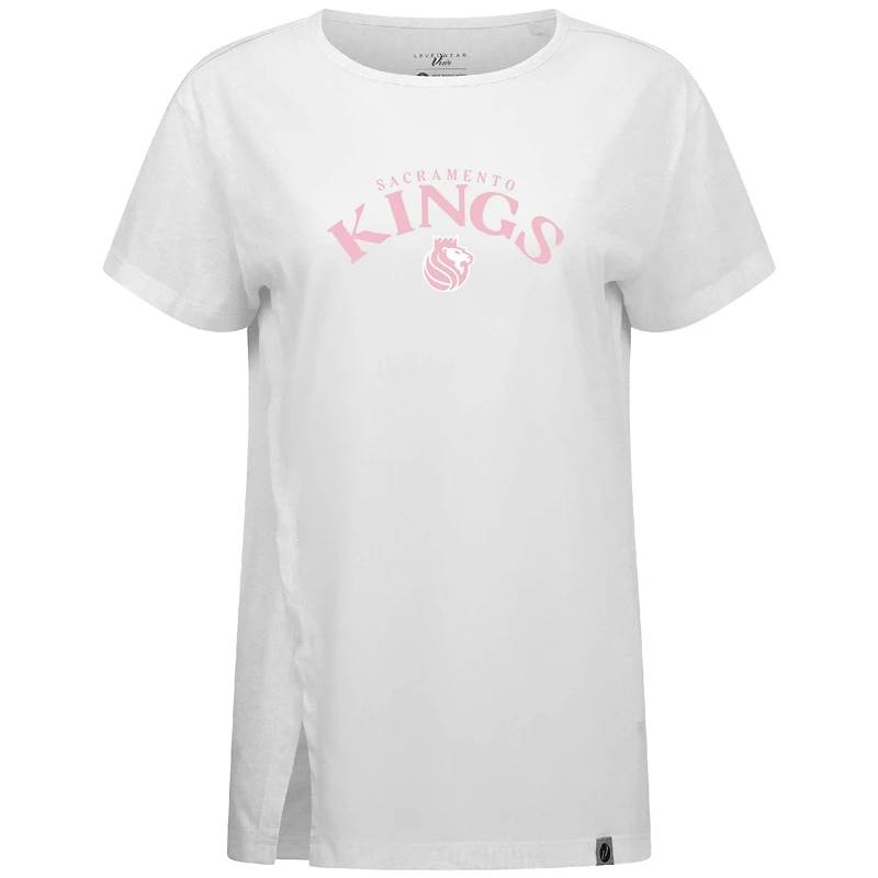 T-shirt blanc Influx Arch pour la fête des Mères Sacramento Kings femme Levelwear