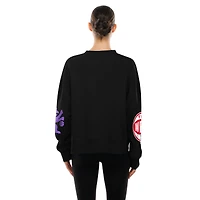 Sweat-shirt New Era noir pour femme, édition City des Sacramento Kings 2025/26