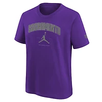 T-shirt violet Essential Cities de la marque Jordan pour jeunes Sacramento Kings