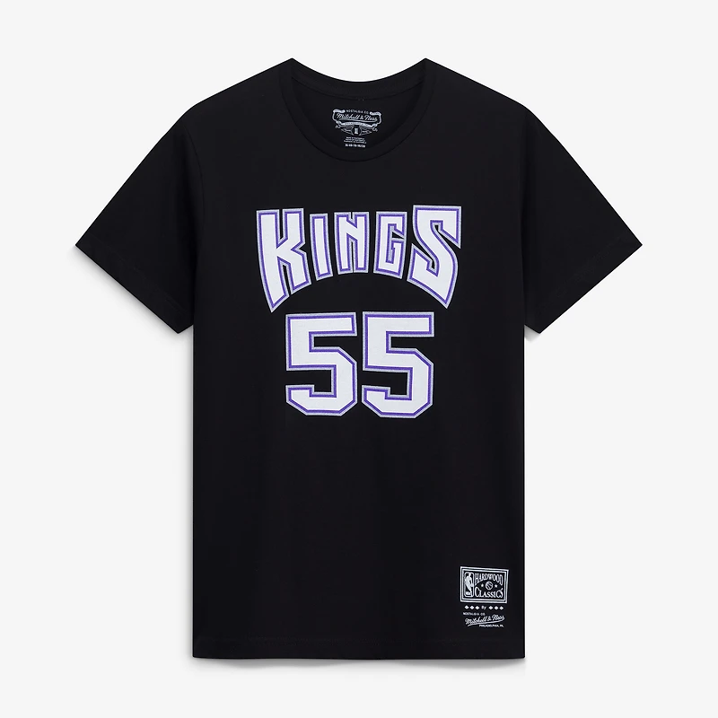 Youth Jason Williams Black Sacramento Kings Hardwood Classics Name & Number T-Shirt