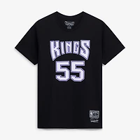 Youth Jason Williams Black Sacramento Kings Hardwood Classics Name & Number T-Shirt