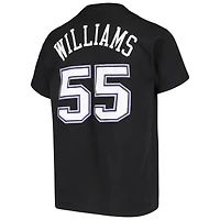 Youth Jason Williams Black Sacramento Kings Hardwood Classics Name & Number T-Shirt