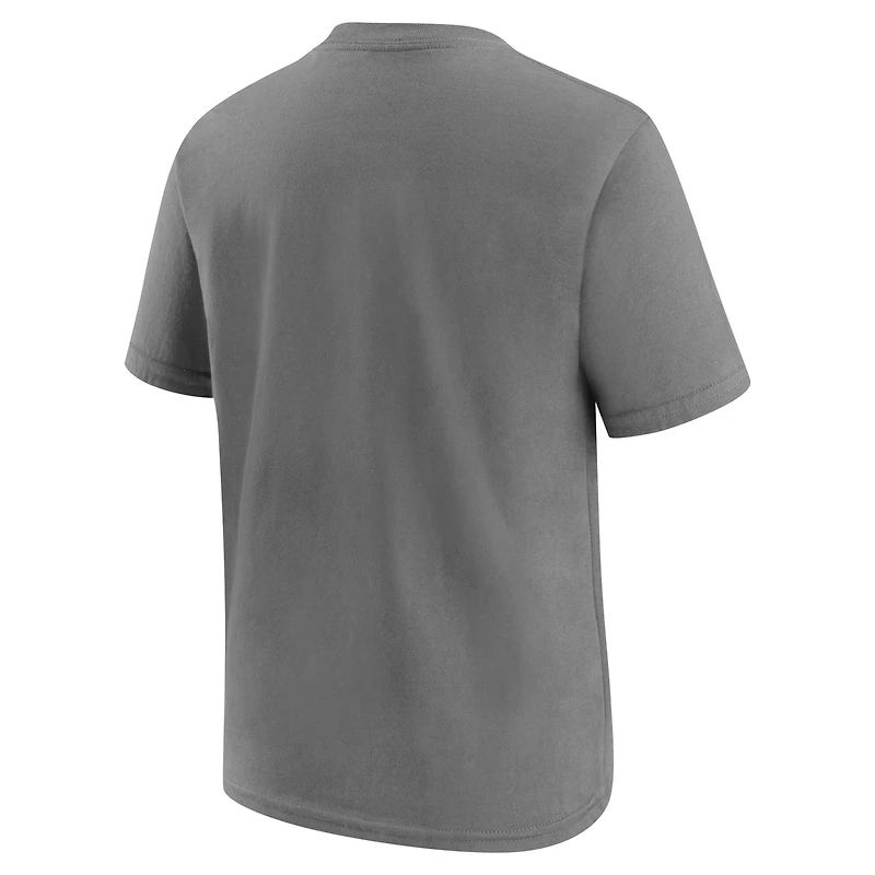 T-shirt Jordan Brand Steel Sacramento Kings essentiel avec logo Jumpman pour jeune