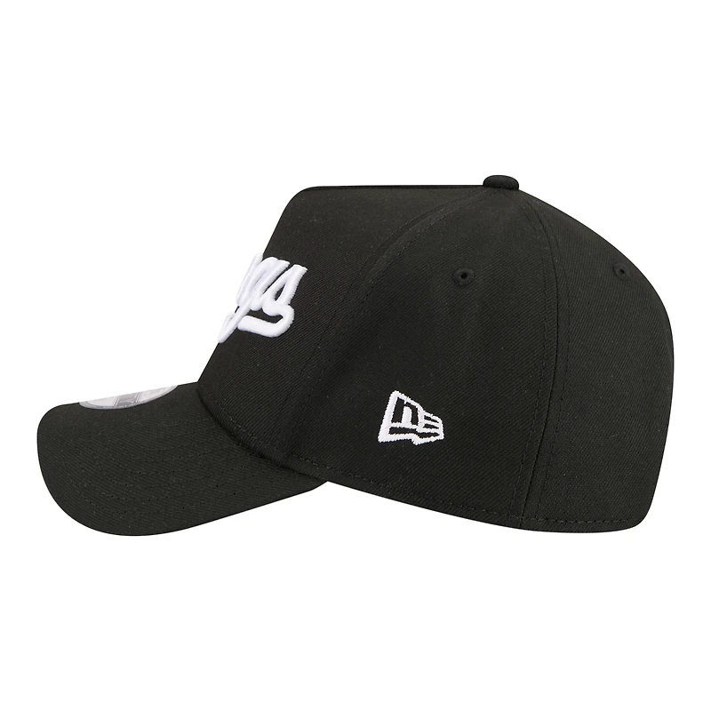 Youth New Era Black Sacramento Kings 9FORTY A-Frame Adjustable Hat