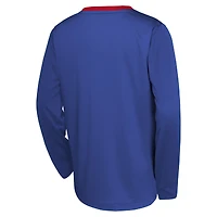 T-shirt de tir à manches longues Nike bleu Sacramento Kings 2024/25 City Edition pour jeunes