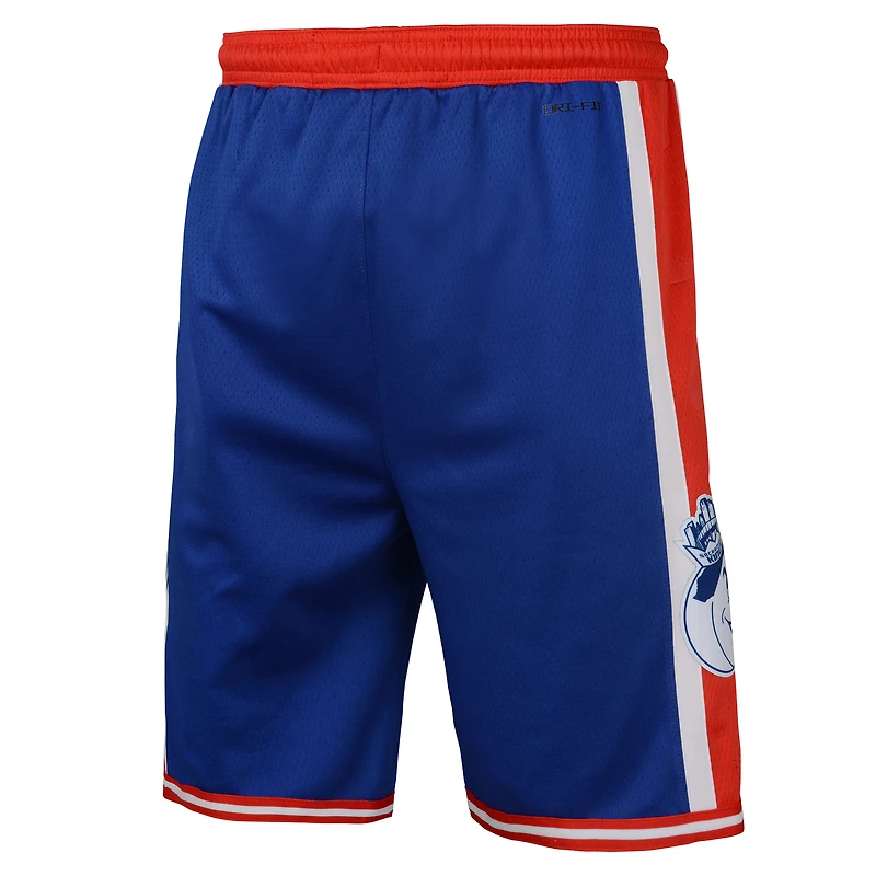 Short Nike City Edition Swingman Performance bleu pour jeune des Sacramento Kings 2024/25