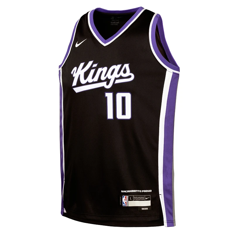 Maillot Nike Swingman DeMar DeRozan noir pour jeune des Sacramento Kings - Édition Icon