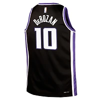 Maillot Nike Swingman DeMar DeRozan noir pour jeune des Sacramento Kings - Édition Icon