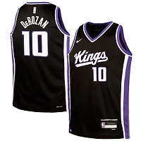 Maillot Nike Swingman DeMar DeRozan noir pour jeune des Sacramento Kings - Édition Icon