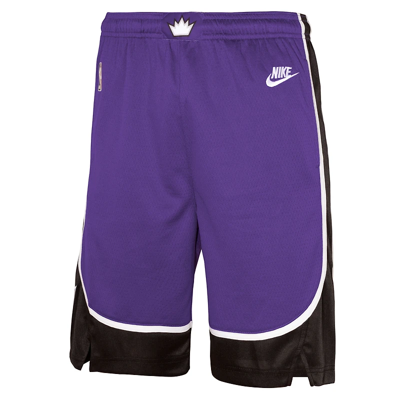 Youth Nike Purple Sacramento Kings 2024/25 City Edition Swingman Performance Shorts