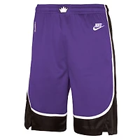 Youth Nike Purple Sacramento Kings 2024/25 City Edition Swingman Performance Shorts