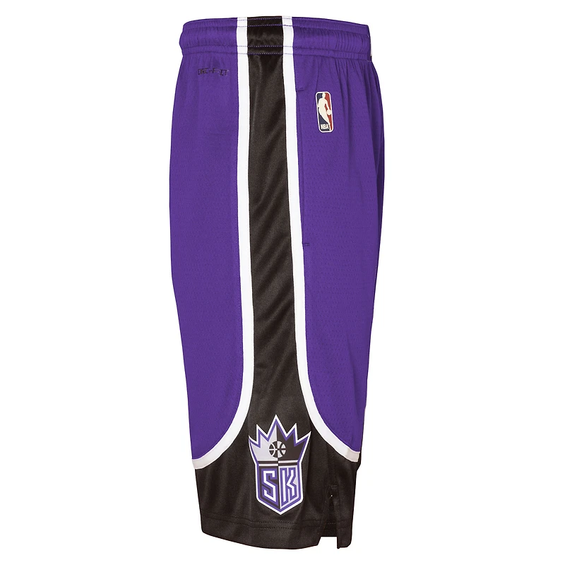 Youth Nike Purple Sacramento Kings 2024/25 City Edition Swingman Performance Shorts