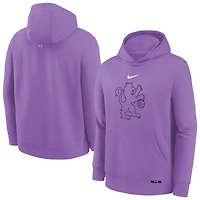 Sweat à capuche Nike City Edition Club Logo Sacramento Kings NBA Youth HO25 OST violet pour garçon