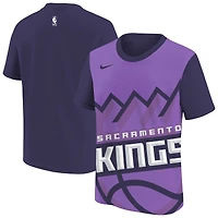 T-shirt Nike Max90 Courtside City Edition 2025/26 Kings pour jeunes, violet, Sacramento