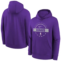 Sweat à capuche d'entraînement Nike violet Sacramento Kings 2025/26 Club Fleece pour jeune