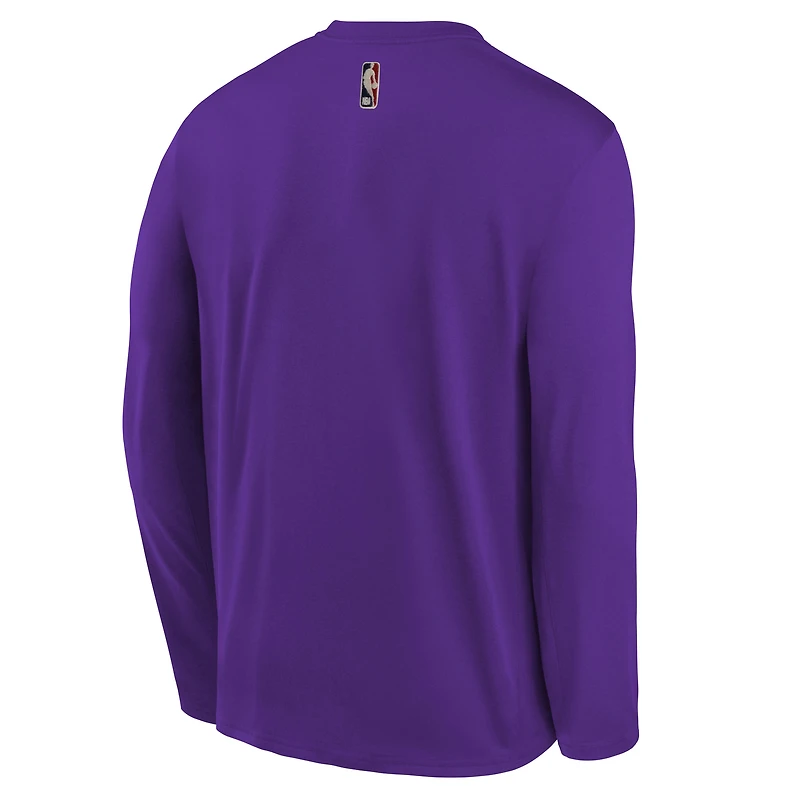 Youth Nike Purple Sacramento Kings Hardwood Classics Long Sleeve T-Shirt
