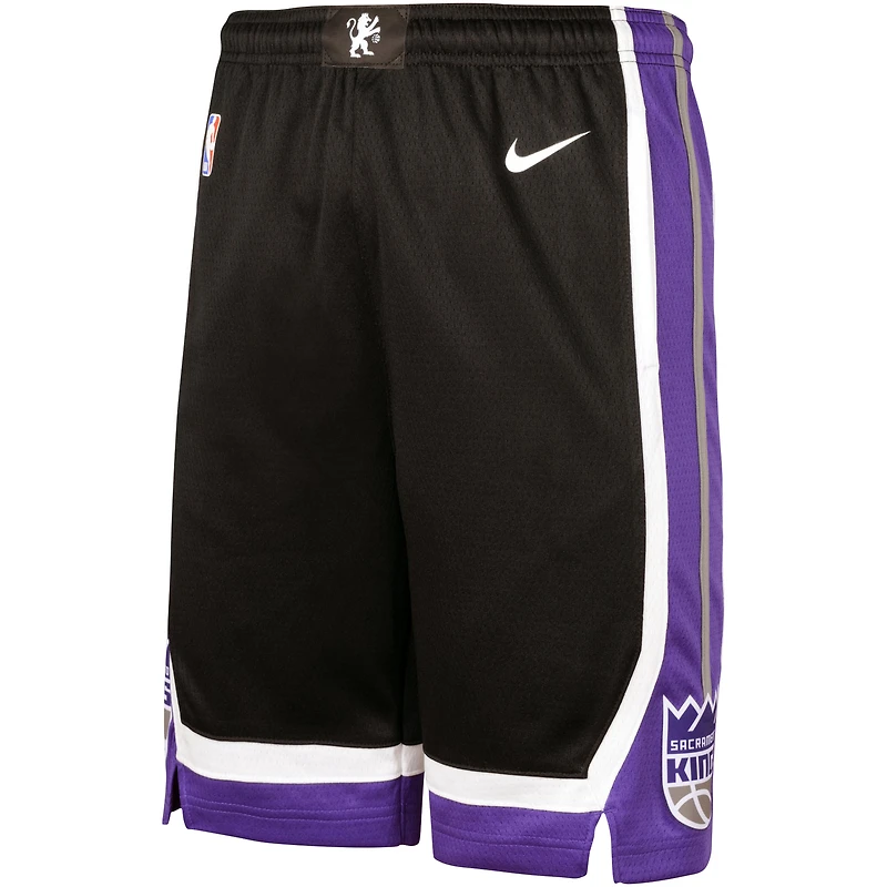 Short Nike Violet Sacramento Kings Icon Edition en maille Performance Swingman pour jeune