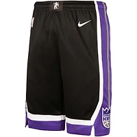 Short Nike Violet Sacramento Kings Icon Edition en maille Performance Swingman pour jeune