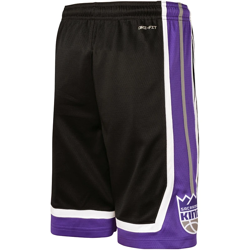 Short Nike Violet Sacramento Kings Icon Edition en maille Performance Swingman pour jeune