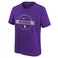 Youth Nike Purple Sacramento Kings Practice T-Shirt