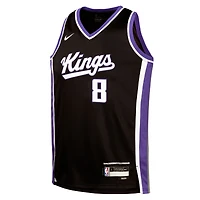 Maillot Nike Zach LaVine Swingman noir pour jeune des Sacramento Kings – Édition Icon