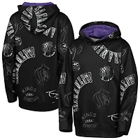 Youth Outerstuff  Black Sacramento Kings Moving Violation Hoodie