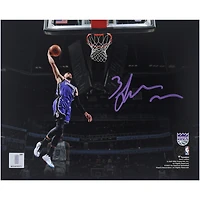 Photographie autographiée de Zach LaVine, Sacramento Kings, 8" x 10"