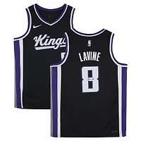 Zach LaVine Sacramento Kings Autographed Black Nike 2023-24 Icon Swingman Jersey