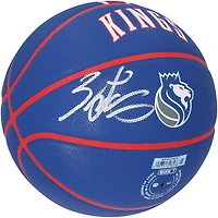 Ballon de basket-ball de collection Wilson 2024-25 City Edition dédicacé par Zach LaVine des Sacramento Kings