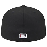 Casquette ajustée 59FIFTY Sacramento River Cats noire/rouge pour homme de la collection authentique New Era