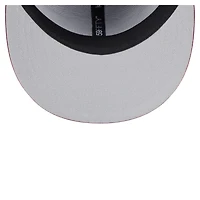 Casquette ajustée 59FIFTY Sacramento River Cats noire/rouge pour homme de la collection authentique New Era