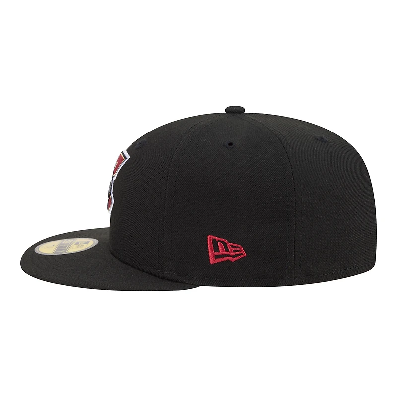 Men's New Era Black Sacramento River Cats Minor League Theme Nights 59FIFTY Fitted Hat