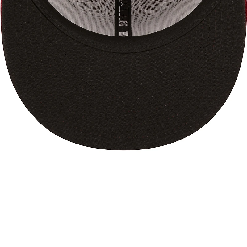 NWE SACRIV RED HOME MIB AUTHENTIC COLLECTION 59FIFTY HATMENHIC