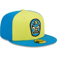 Casquette ajustée 59FIFTY Sacramento Dorados Copa De La Diversion New Era pour homme, jaune/bleu
