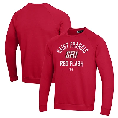 Sweat-shirt polaire Under Armour rouge St. Francis Brooklyn Terriers pour homme