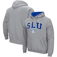 Sweat à capuche Colosseum Heather Grey Saint Louis Billikens Arch & Logo 3.0 pour hommes