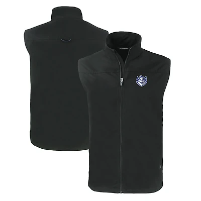 Gilet zippé intégral Saint Louis Billikens Charter Eco pour homme, noir, Cutter & Buck