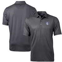 Polo noir à imprimé bannière Saint Louis Billikens Pike pour homme Cutter & Buck