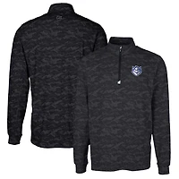 Pull-over extensible à imprimé camouflage Traverse pour homme, noir, Cutter & Buck, Saint Louis Billikens
