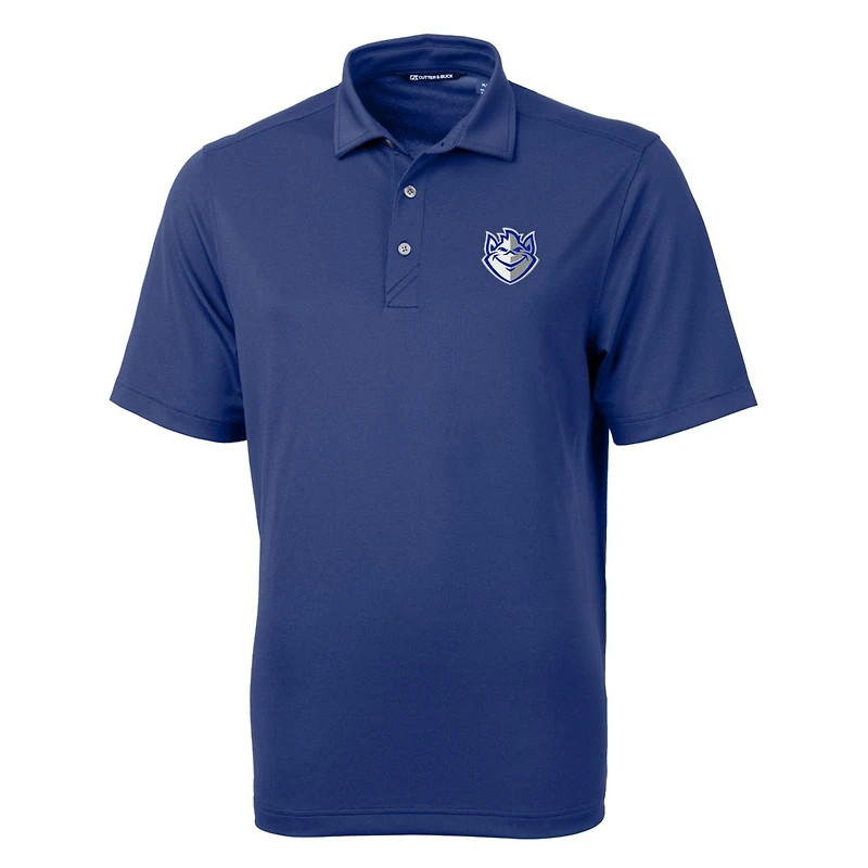 Polo Saint Louis Billikens Virtue Eco Pique recyclé bleu pour homme, de coupe et Buck, grande taille