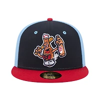 Casquette ajustée 59FIFTY bleu marine pour homme New Era Salem Red Sox Theme Nights