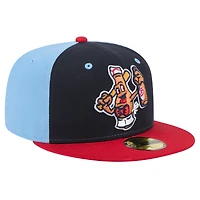 Casquette ajustée 59FIFTY bleu marine pour homme New Era Salem Red Sox Theme Nights