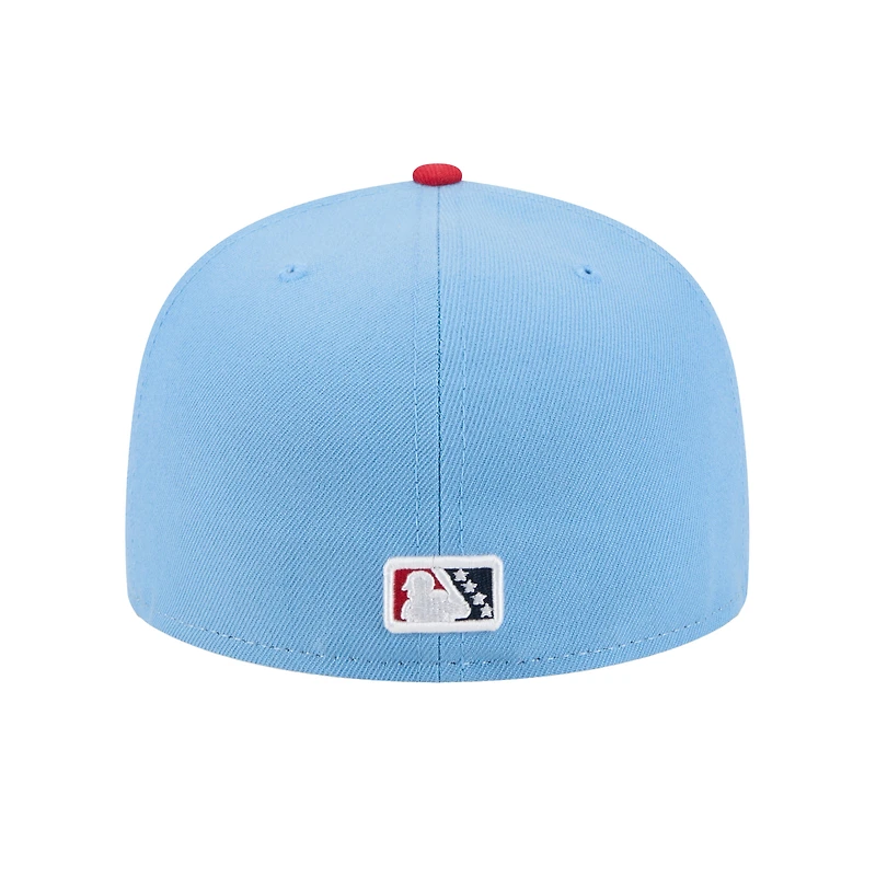 Casquette ajustée 59FIFTY bleu marine pour homme New Era Salem Red Sox Theme Nights