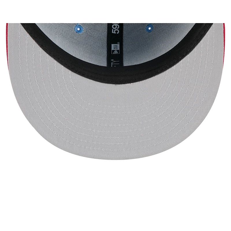 Men's New Era  Navy Salem Red Sox Theme Nights 59FIFTY Fitted Hat