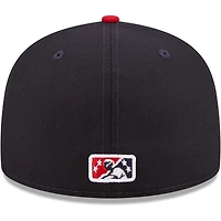Casquette ajustée New Era Salem Red Sox Authentic Collection 59FIFTY pour homme, bleu marine