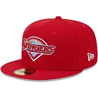 Casquette ajustée 59FIFTY pour hommes, soirées à thème Red Salt Lake Bees Stingers New Era