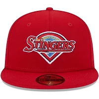 Casquette ajustée 59FIFTY pour hommes, soirées à thème Red Salt Lake Bees Stingers New Era