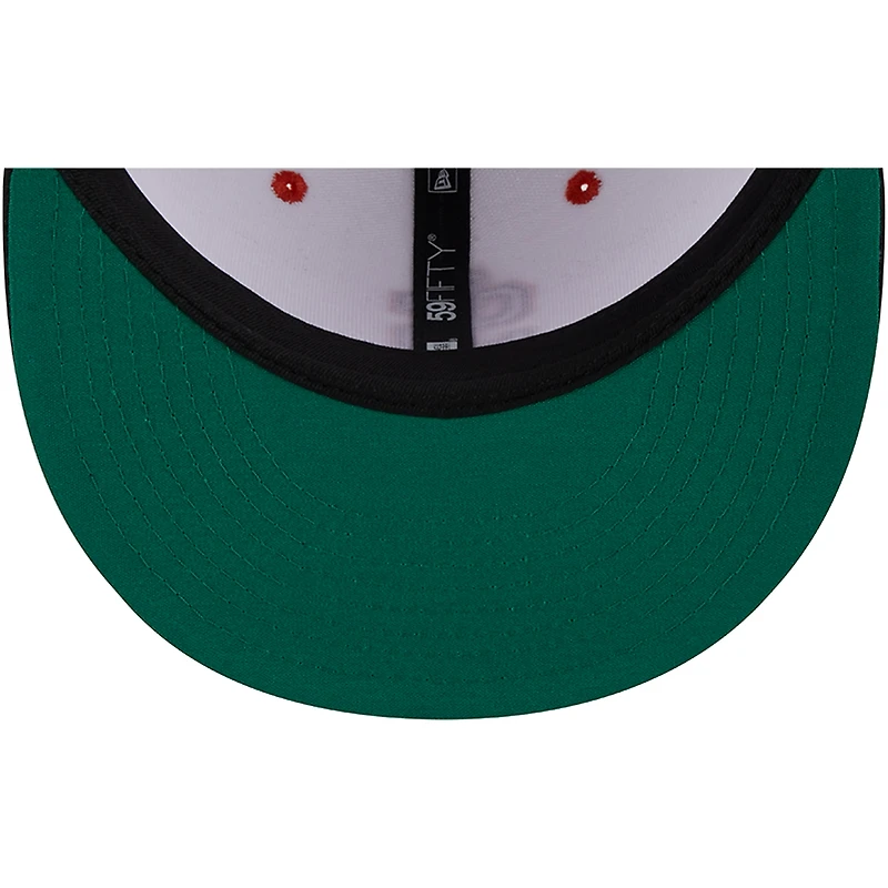 Casquette ajustée Occidental 59FIFTY pour homme New Era White Salt Lake Bees Theme Nights